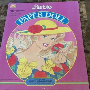 Vintage Barbie Paper Doll Book 1990